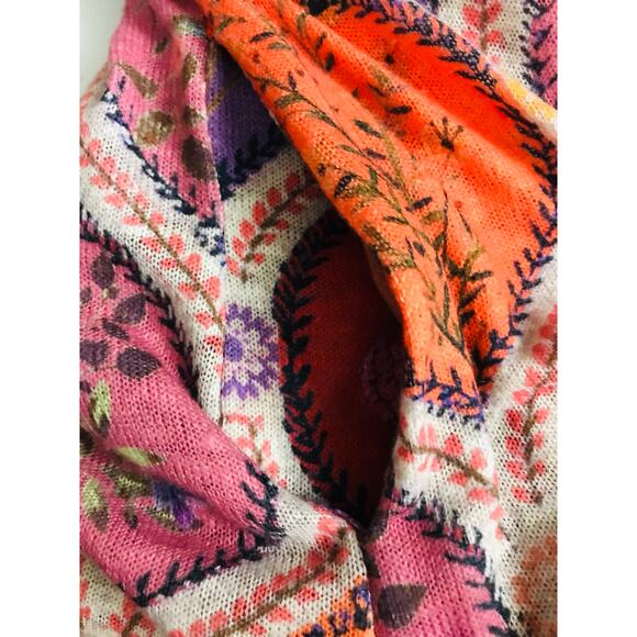 Simple Suzanne Betro Floral Long Sleeve Cardigan/Sweater Size XL - Picture 10 of 10